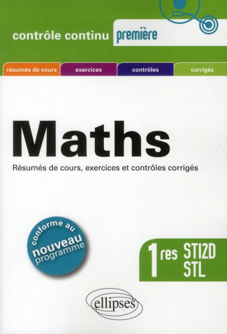 Maths 1res STI2D, STL. Programme 2011