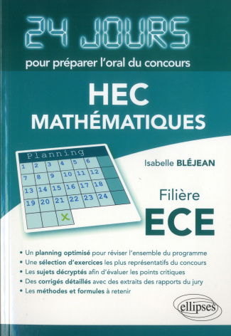 Mathématiques. Concours HEC, filière ECE