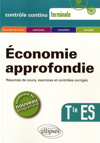 Economie approfondie terminale Tle ES