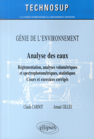 Analyse des eaux. Réglementation, analyses volumétriques et spectrophotométriques, statistiques : Co
