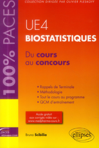 Biostatistiques UE4. Du cours au concours