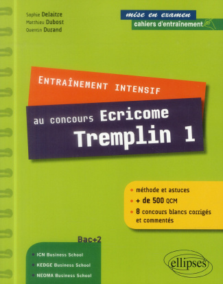 Entraînement intensif au concours Ecricome Tremplin 1
