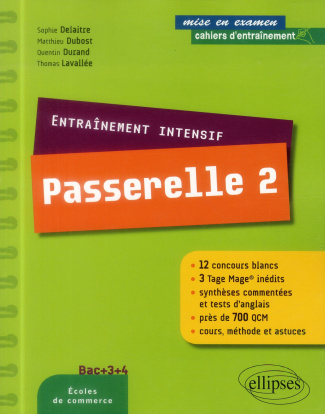 Entraînement intensif au concours Passerelle 2