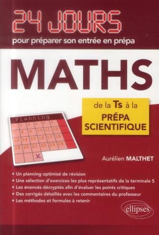 Mathématiques. De la Tle S à la prépa