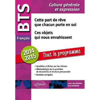 Cette part de rêve que chacun porte en soi ; Ces objets qui nous envahissent. BTS Français, épreuve