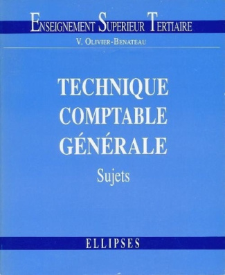 Technique comptable générale. Sujets