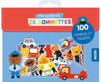 Ma pochette de gommettes. 100 pompiers et policiers