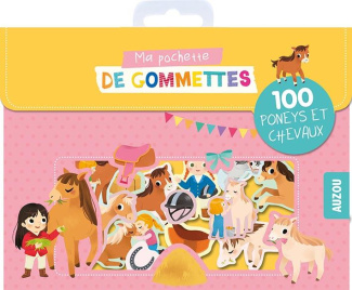 Ma pochette de gommettes. 100 poneys et les chevaux