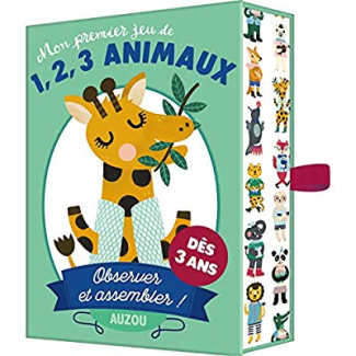 MON PREMIER JEU DE CARTES : 1, 2, 3 ANIMAUX