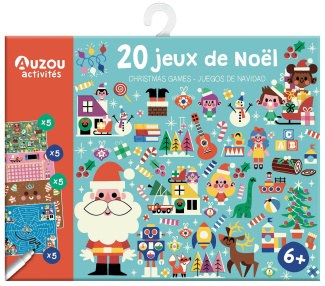 20 jeux de Noël. Avec 1 feutre effaçable