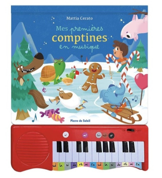 Mon livre piano - Mes premières comptines en musique