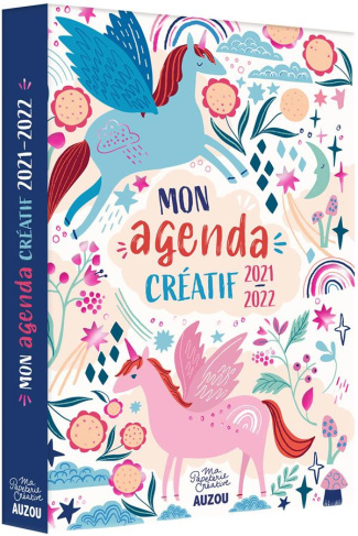 Mon agenda créatif. Avec   de 100 autocollants à colorier ! Edition 2021-2022