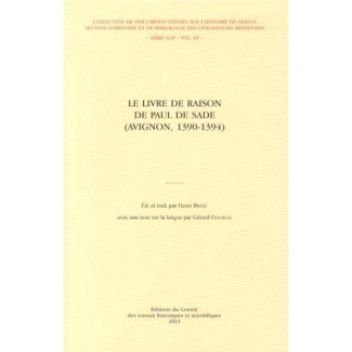 Le Livre de raison de Paul de Sade (Avignon, 1390-1394)