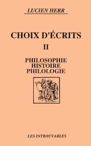 Choix d'écrits