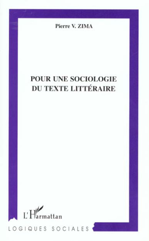 Pour une sociologie du texte littéraire