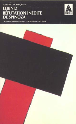 Réfutation inédite de Spinoza. Remarques critiques de Leibniz sur un livre de J. G. Wachter à propos
