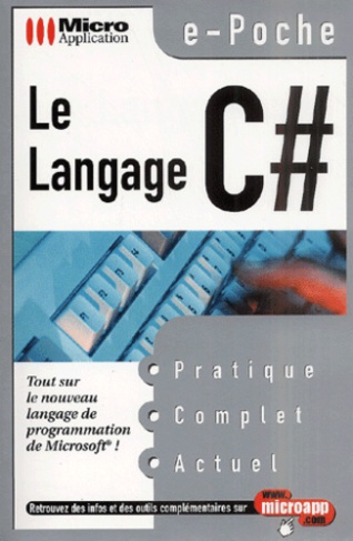 LANGAGE C# (LE) POCHE