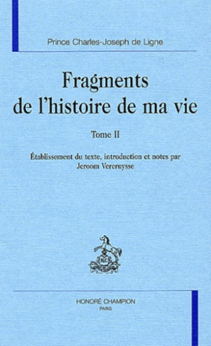 FRAGMENTS DE L'HISTOIRE DE MA VIE. TII.