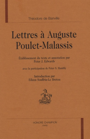 LETTRES A AUGUSTE POULET-MALASSIS.