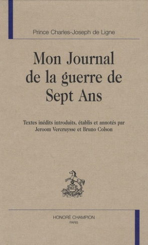 MON JOURNAL DE LA GUERRE DE SEPT ANS