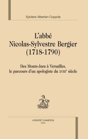 L ABBE NICOLAS-SYLVESTRE BERGIER 1718-1790