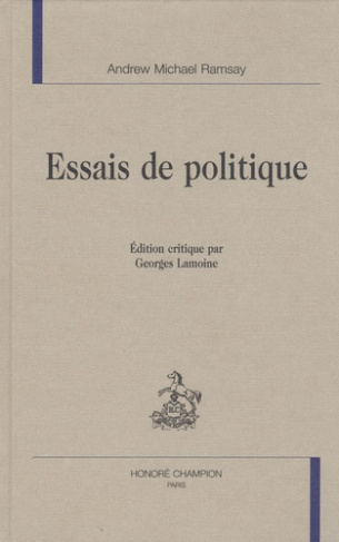 ESSAIS DE POLITIQUE. ED. G. LAMOINE