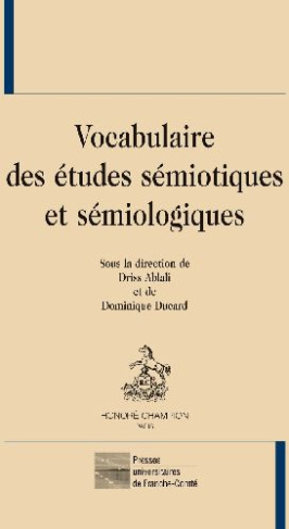 VOCABULAIRE DES ETUDES SEMIOTIQUES ET SEMIOLOGIQUES