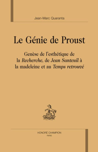 LE GENIE DE PROUST