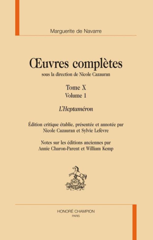 OEUVRES COMPLETES T10. L'HEPTAMERON. 3 VOLS