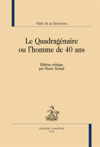 LE QUADRAGENAIRE OU L'HOMME DE 40 ANS.