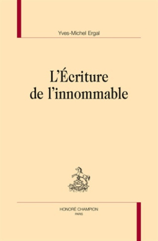 L'ECRITURE DE L'INNOMMABLE