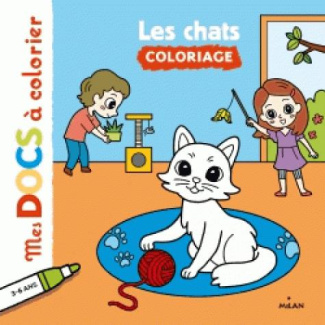 Les chats. Coloriage