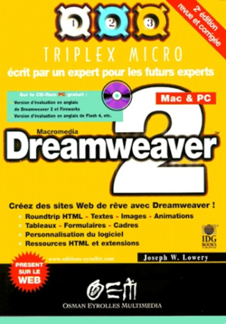 DREAMWEAVER 2. 2ème édition, avec CD-Rom