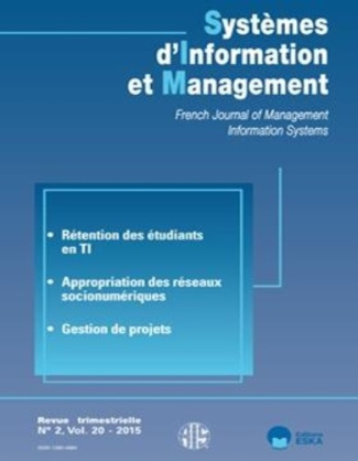 Systèmes d'Information et Management Volume 20 N° 2/2015