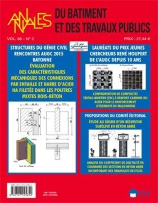 Annales du bâtiment et des travaux publics Volume 66 N° 2, juin 2016