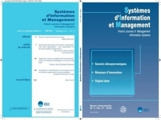 Systèmes d'Information et Management Volume 21 N° 3/2016 : Réseaux d'innovation