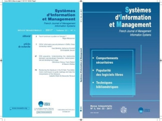Systèmes d'Information et Management Volume 22 N° 3/2017 : Comportements sécuritaires