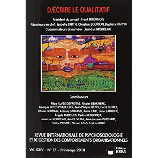 Revue internationale de psychosociologie N° 57, Printemps 2018 : D/écrire le qualitatif