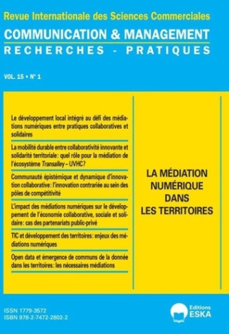 Communication et management N° 15, n°1, 2018 : La médiation numérique dans les territoires CM