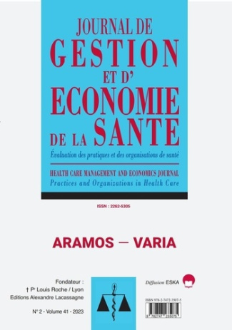 Evaluation des Pratiques et des Organisations de Santé. Journal de gestion et d'économie de la santé