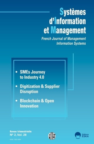Systèmes d'Information et Management Volume 28 N° 2/2023 : Digitization & supplier disruption