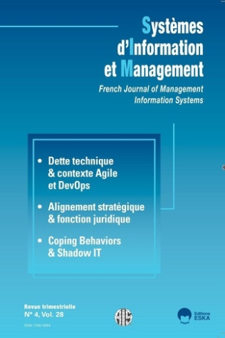 Système d'Information et Management 4-2023. Alignement stratégique et fonction juridique