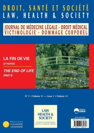 Droit Santé et Société. La fin de vie (2ème partie)