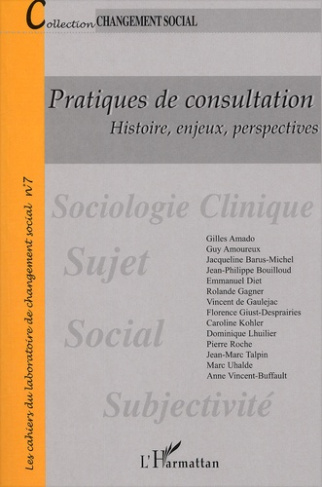 Pratiques de consultation. Histoire, enjeux, perspectives