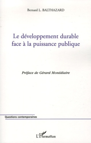 Le développement durable face à la puissance publique