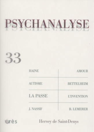 Psychanalyse N° 33, Mai 2015