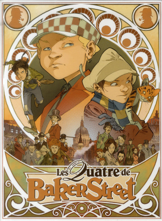 Les Quatre de Baker Street . Coffret 3 volumes : L'Affaire du rideau bleu ; Le Monde des Quatre de B