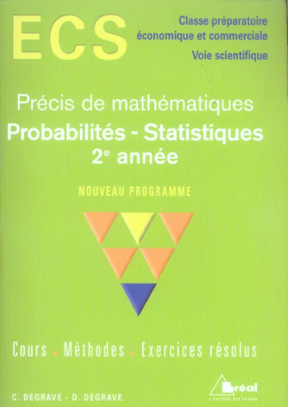 Probabilités - Statistiques 2e année ECS