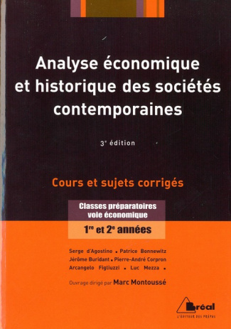 Analyse économique et historique des sociétés contemporaines. 3e édition