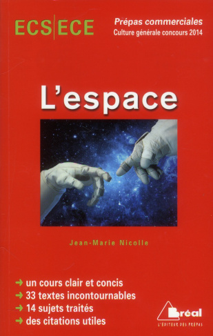 L'espace. Concours 2014